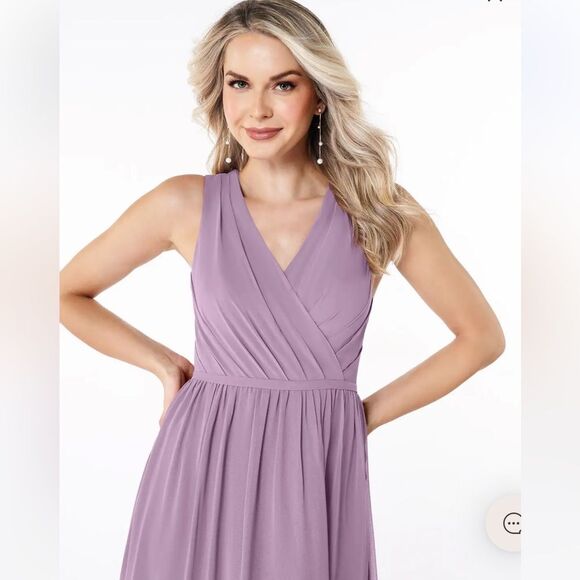 NWT Azazie “Jessa” bridesmaid dress IN SUNSET SIZE A10 - Picture 10 of 11